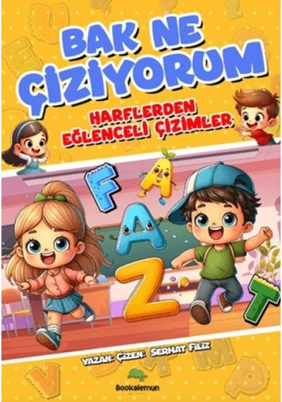Bak Ne Çiziyorum - Harflerden Eğlenceli Çizimler - Yqbx-666041