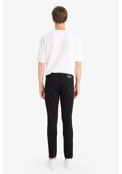 Defacto Carlo Skinny Fit Ekstra Dar Kalıp Normal Bel Ekstra Dar Paça Jean Pantolon R8763az25aunm40 Siyah