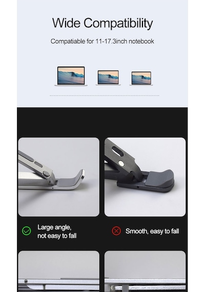 Smartgift Ayarlanabilir Alüminyum Notebook Laptop Standı