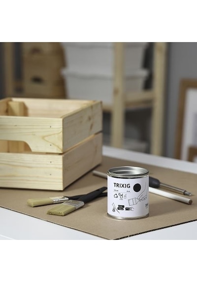 Ikea Trıxıg Ahşap Boyası, Siyah, 125 Ml