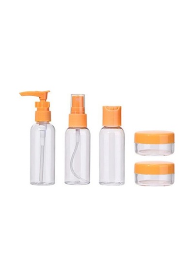 Hubrendy Tekno 30 Ml 5 Li Seyahat Şişesi Seti Çantalı Kozmetik Organizer