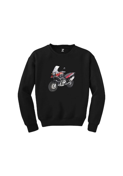 BMW R 1200 GS Macera K51 Siyah Sweatshirt Siyah