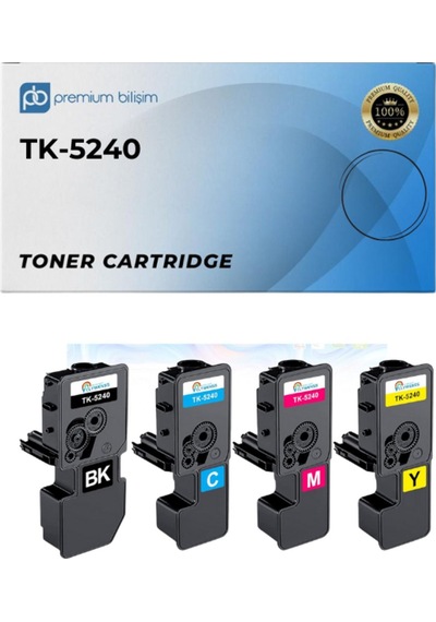 Tk-5240k Tk5240 Uyumlu  Toner Seti Ecosys M5526cdw M5526cdn P5026cdw P5026cdn