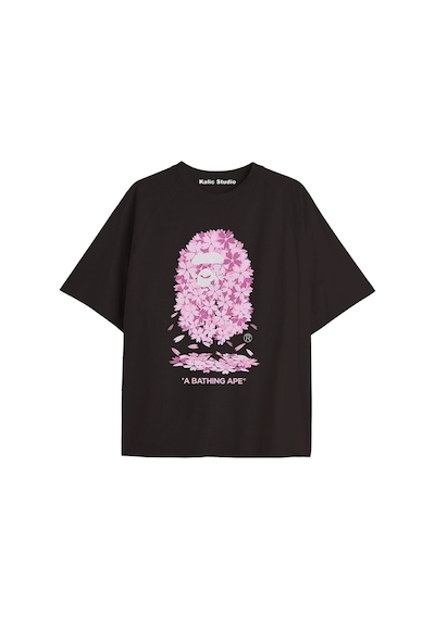 Kalic Studio Bappe Maymun Oversize T-shirt Siyah