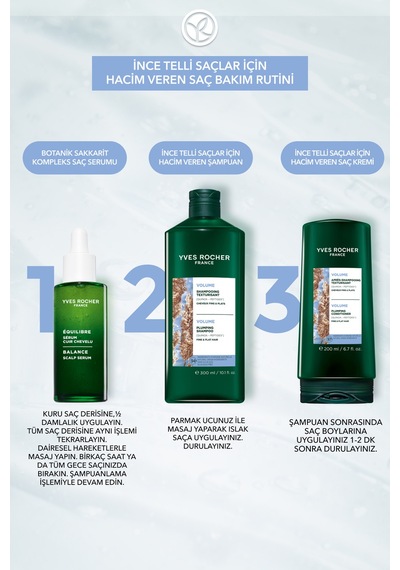 Yves Rocher Hacim Veren Saç Kremi - İnce Telli Saçlar / Volume -vegan -200ml