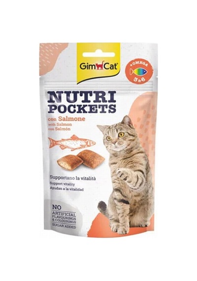 Nutri Pockets Somonlu Kedi Ödülü 60 Gr