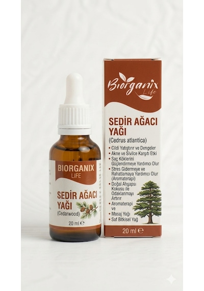 Sedir Ağacı Yağı Misk 20 Ml Uçucu Yağ %100 Doğal Saf Aromaterapi Diğer