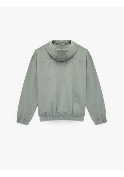 Koton Pamuklu Cepli Uzun Kollu Fermuarlı Oversize Kapşonlu Jean Ceket Taş 6wam50003nd Taş Koton Pamuklu Cepli Uzun Kollu Fermuarlı Oversize Kapşonlu Jean Ceket Taş 6wam50003nd Taş