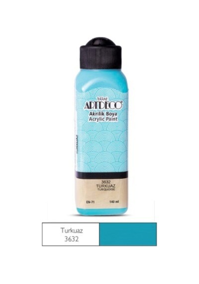 Akrilik Boya 140 Ml. Renk Seçmeli Turkuaz