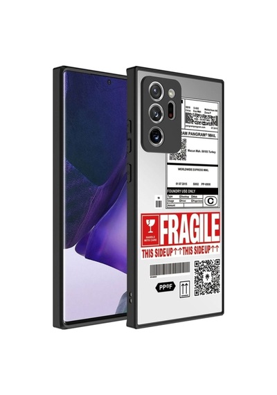 Galaxy Note 20 Ultra Kılıf Aynalı Desenli Kamera Korumalı Parlak Zore Mirror Kapak Fragile