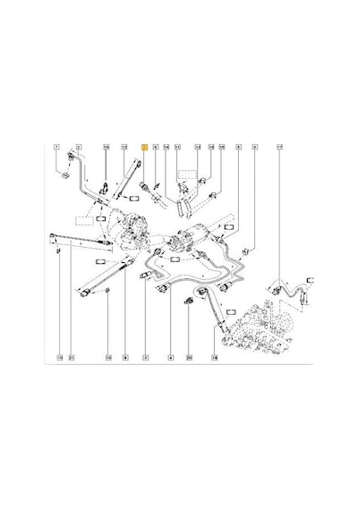 Renault Koleos Mazot Basinç Sensörü 2009-2012 8201000764 50181 2.0