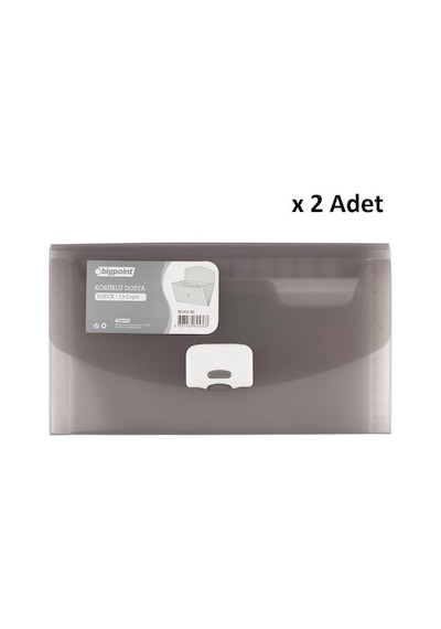 Bigpoint Körüklü Dosya 13 Cepli A5 Dumanlı X 2 Adet Diğer
