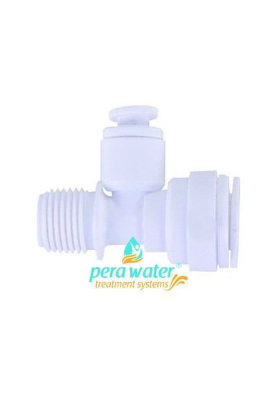 Pera Water Su Arıtma Cihazı 1/4 3/8 Tatlandırıcı T Dirsek 10 Adet