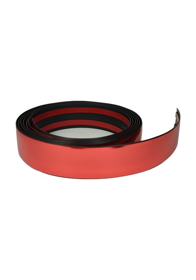 Parlak Kırmızı Yapışkanlı Nikelaj 40mm - 3 Metre