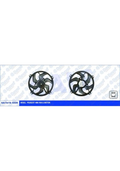 Fan Motoru Peugeot 406 280w 385mm Fan Motor