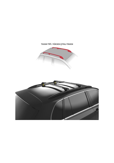 Renault Clio Stationwagon Mk4 2013-2023 Turtle Air1 Ara Atkı Gri