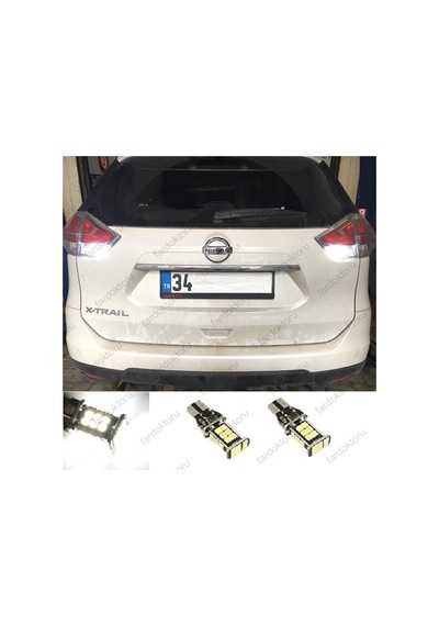 Fardoktoru Nıssan X-Traıl Beyaz Led Geri Vites Ampulü W16W T15