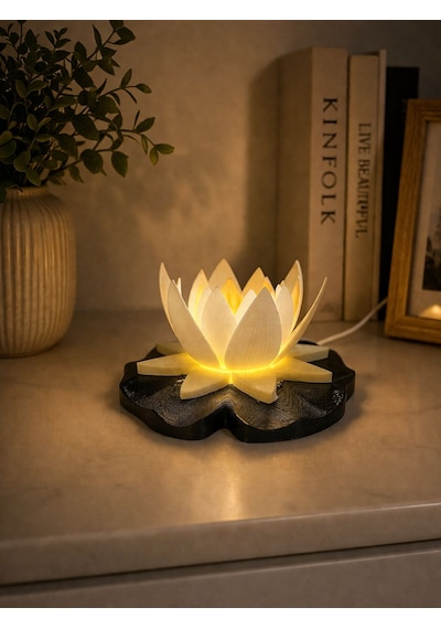 Lotus Gece Lambası Beyaz