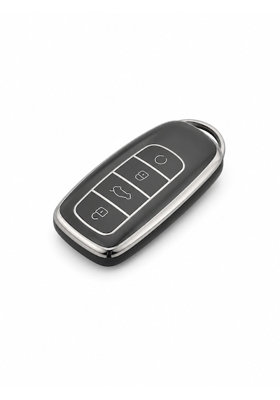 Autohan Keys Chery Tiggo 8 Pro, Omoda 5 Ve Tiggo 7 Avantgarde İle Uyumlu Araç Anahtarı Koruma Kılıfı, Füme
