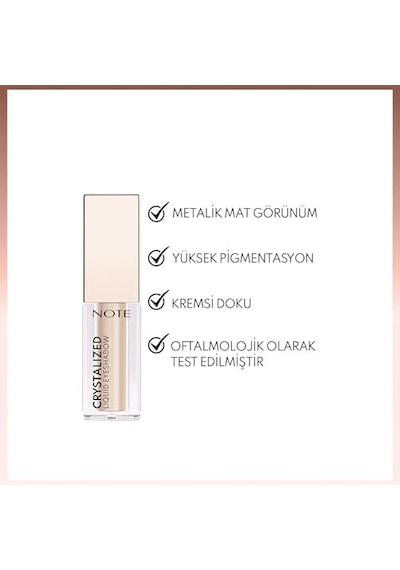 Crystalized Eyeshadow Likit Metalik Göz Farı - 09 Cashmere Road 0