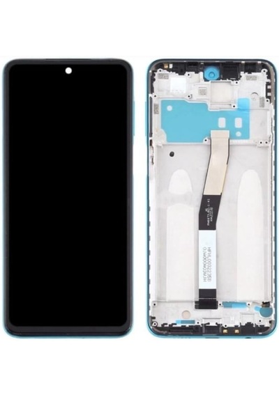 Redmi Note 9 Pro Uyumlu Servis Çıtalı Lcd Ekran Dokunmatik Yeşil