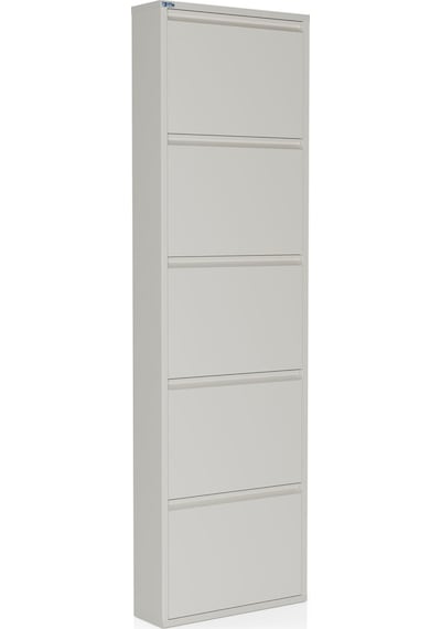 Ceha 5'li Metal Ayakkabılık - Beyaz K.AYK-5 /AB9010