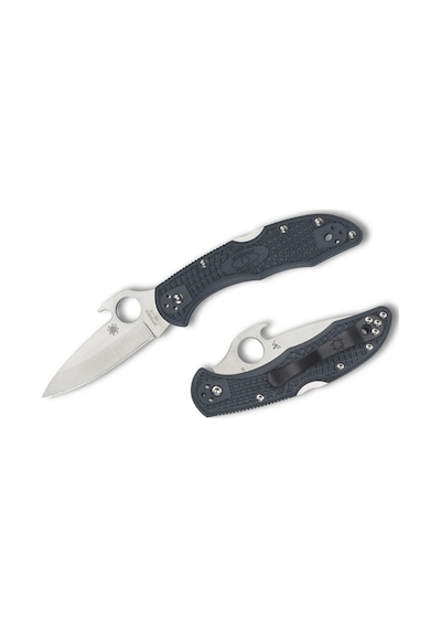 Spyderco Delica 4 Gray Lightweight Emerson Opener Plainedge Kamp Çakı Gri