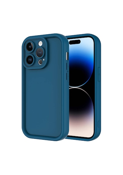 Zore Apple Uyumlu iPhone 14 Pro Max Kılıf Kamera Korumalı Ananas Kapak - Koyu Yeşil Koyu Yeşil