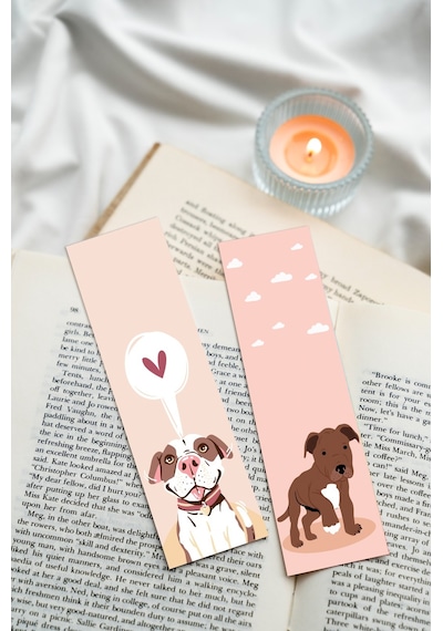 Kedi Köpek Hayvan Tasarım 10 Adet Kitap Ayraç Seti PYTKAYRAC43