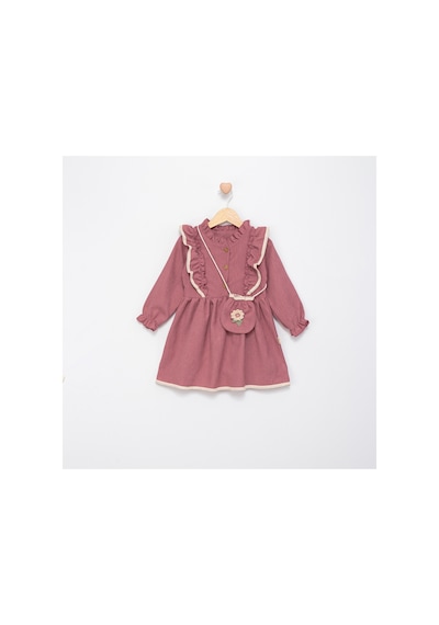 Nehirim Kids Kız Çocuk Çantalı Ve Dantelli Uzun Kollu Mevsimlik Pembe Salopet Elbise 2-3-4-5 Yaş Pembe Nehirim Kids Kız Çocuk Çantalı Ve Dantelli Uzun Kollu Mevsimlik Pembe Salopet Elbise 2-3-4-5 Yaş Pembe