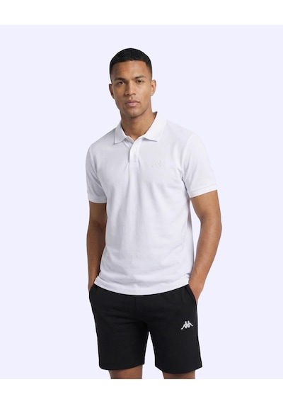 Kappa Fausto Erkek Beyaz Regular Polo Yaka Tişört