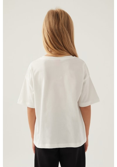 Barbie Kız Çocuk Krem Tshirt 5274-43505 Krem
