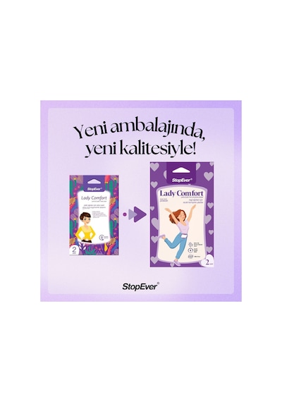 Lady Comfort Regl Ağrılarına Karş Isıtıcı Ped 2 Li Paket 2 X 2