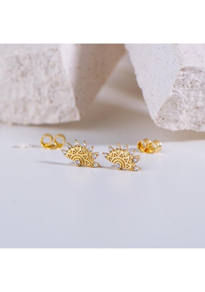 14 Ayar Altın Küpe 1,17 Gr-5327