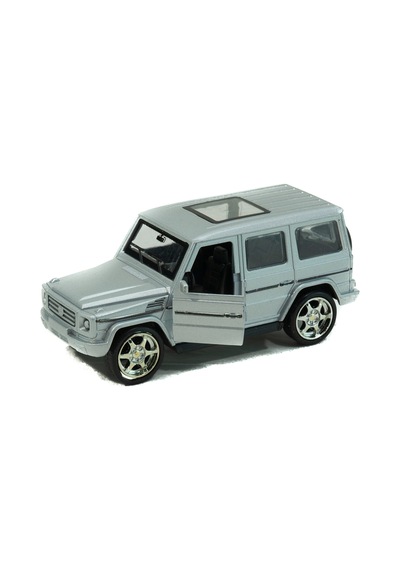 Metal Mercedes G63 Çek Bırak Model Araba Gri 12 Cm