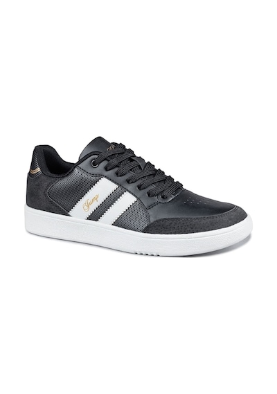 Jump 28147 Bayan Sneaker Spor Ayakkabı Siyah / Sarı Siyah - Sarı
