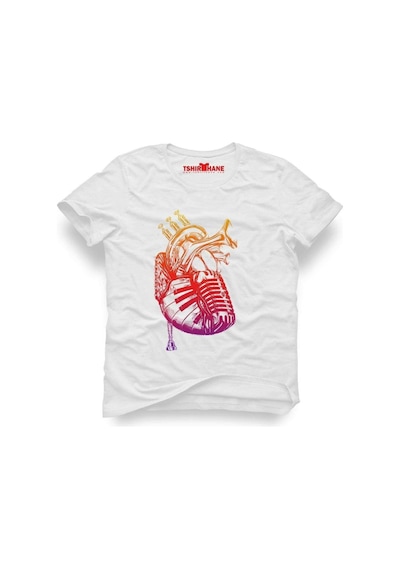 Tshirthane Kalbim Müzikle Çarpiyor Tişört Erkek Tshirt