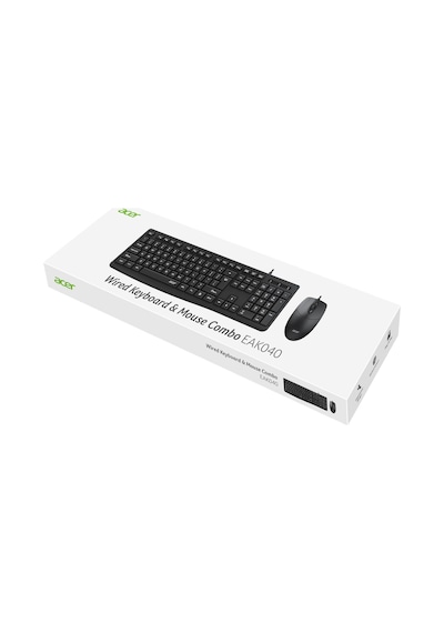 Acer Eak040 Bkl Kablolu Klavye+ Mouse Set Lazer