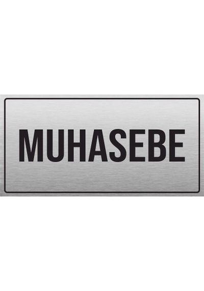 Muhasebe Yönlendirme Levhası Metal Pr-2