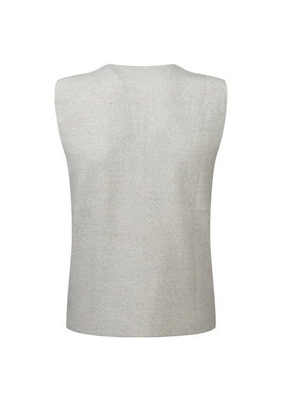 Hatemoğlu Bej Regular Fit Kruvaze Triko Yelek 2963558 Bej