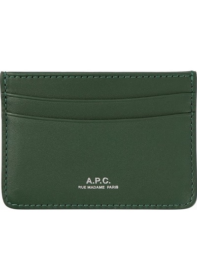 A.p.c André Unisex Deri Kartlık Zümrüt Yeşil 7 Zümrüt Yeşili
