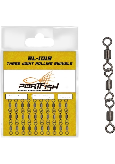 Portfish Bl-1019 Zincir Fırdöndü 3 Lü No:8 - Standart