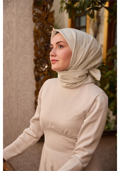 Silk Home Monogram Pamuk İpek Eşarp 130001-13 Gümüş