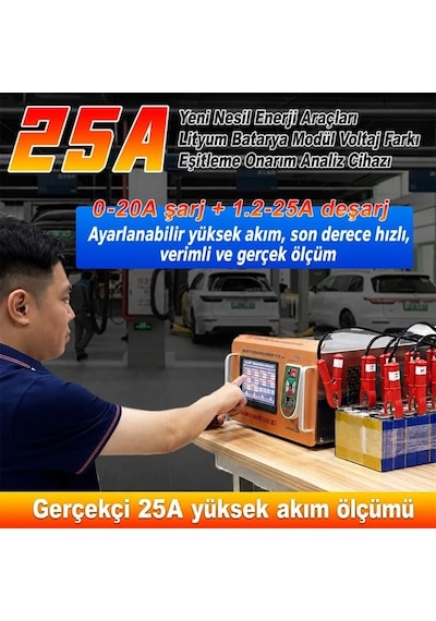 Sunkko D2524c+wıfı Lityum Pil Dengeleme Makinesi 2s - 24s Akıllı Wifi Destekli