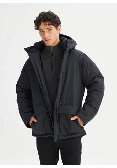 Lee Puffer Siyah Erkek Mont Lr317064001 Siyah