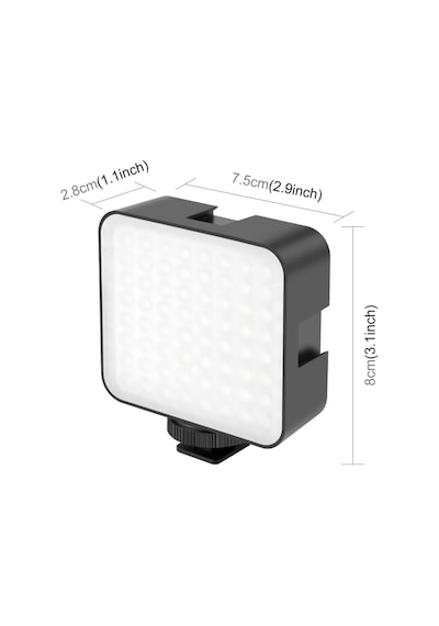 Tr Mini Tripod, Telefon Tutucu, Kumanda Ve Puluz Pu529b 64 Led Light 5 Watt Işık Masaüstü Vlog Canlı Yayın, Selfie