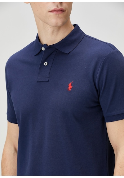 Polo Ralph Lauren Ikonik File Polo Tişört Lacivert
