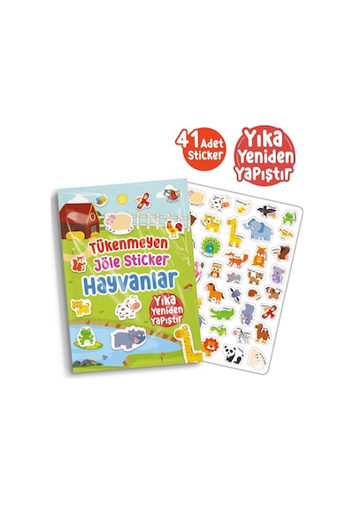 Tükenmeyen Jöle Sticker Hayvanlar