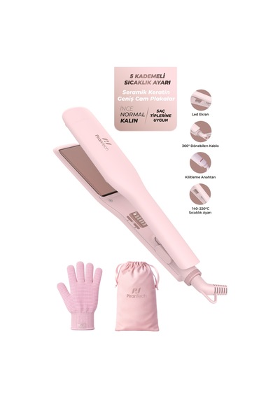 Ks-709 Saç Düzleştirici Profesyonel Seramik Keratin Plakalı