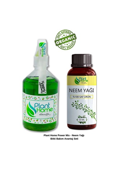Plant Home Power Mix - Neem Yağı Bitki Bakım Avantaj Seti 2'li